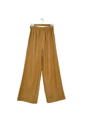 PANTALON CAQUI WIDE LEG WANITTTA TALLA S - Image 2