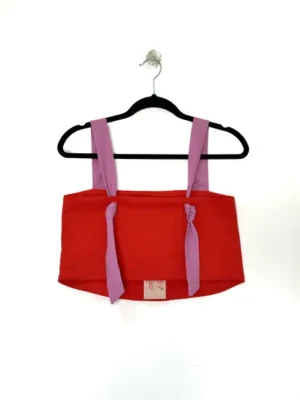 TOP ROJO CON LILA SOPHIA TALLA XS - Image 2