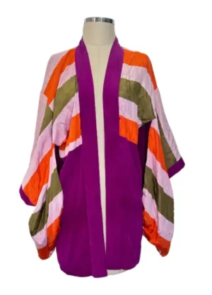 KIMONO MORADO CON COLORES NO BRAND TALLA U