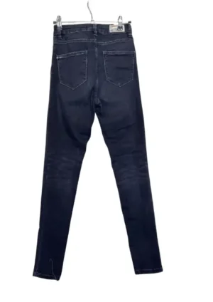 PANTALÓN NEGRO CON TACHES ZARA TALLA 34 (XS) - Image 2