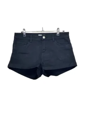 SHORT DRILL NEGRO H&M TALLA 36 (S)