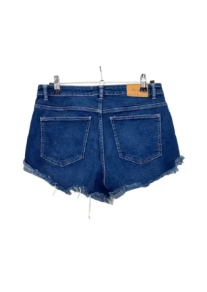 SHORT DENIM INDIGO MEDIO ZARA TALLA 38 (M) - Image 2
