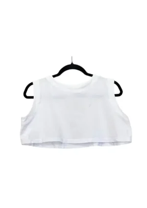 CAMISETA BLANCA TIPO CROP TOP MOVU TALLA M