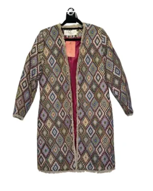ABRIGO JACQUARD COLORIDO TALLA XL AMÉZQUITA