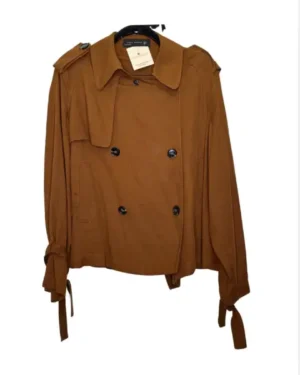 CHAQUETA TERRACOTA ZARA TALLA XS