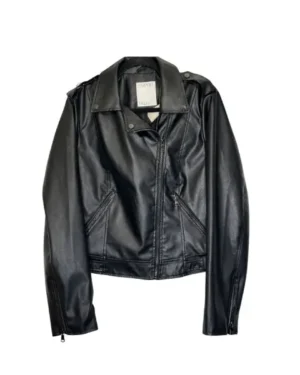 CHAQUETA NEGRO CUERINA ESPRIT TALLA XL