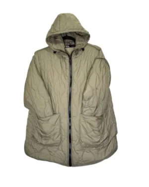CHAQUETA VERDE MILITAR ACOLCHONADO ZARA TALLA M